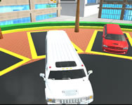 Big city limo car driving game