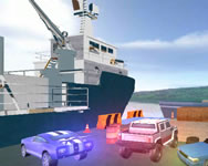 Car transporter ship simulator kamionos HTML5 játék