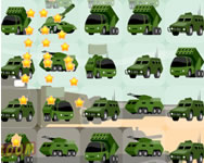 kamionos - Military vehicles match 3