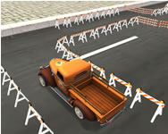 Warehouse truck parking kamionos HTML5 játék