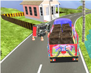 Indian truck driver cargo duty delivery kamionos játék