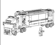 kamionos - Lego trucks coloring
