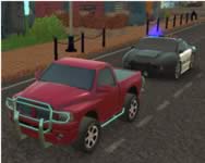 Police endless car kamionos HTML5 játék