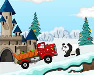 Santa gifts truck online játék
