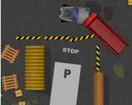 Semi truck parking online játék